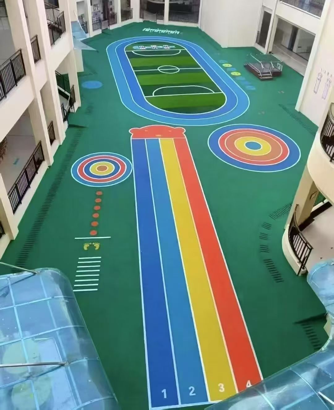 宁德市幼儿园塑胶跑道硅pu球场 - 排名